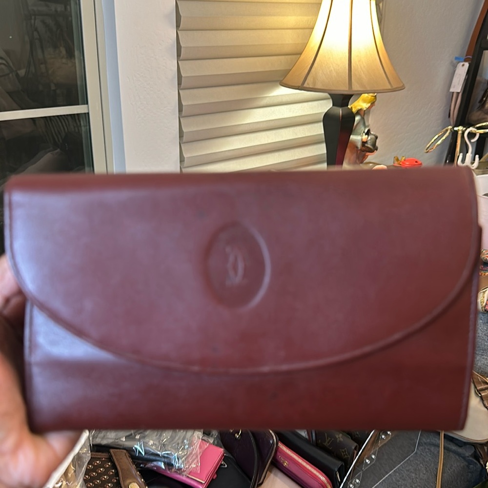 Authentic Cartier large wallet